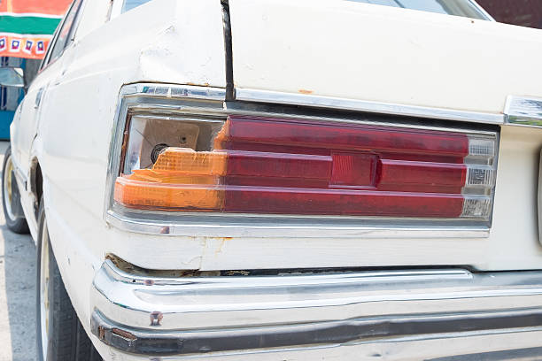 istock Back light of vintage car. 530917970