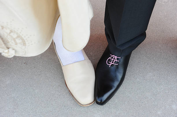 Shoe of east and west side by side