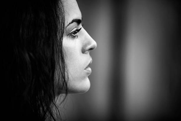 istock Profile Of Beautiful Black-Haired Woman 530918117