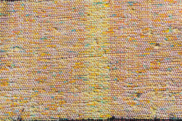 istock texture of woven cotton red, pink, white, yellow threads 530919338