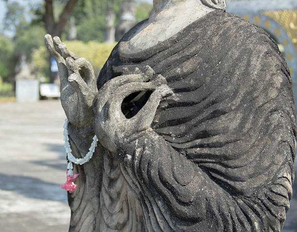 istock Close up hands of Buddha 530920012