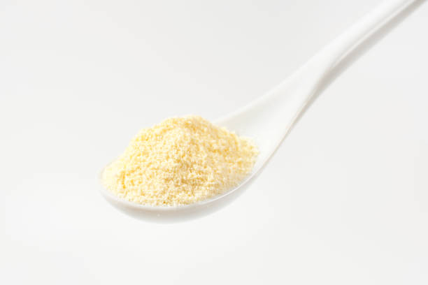 istock Spoonful of semolina flour 530923292