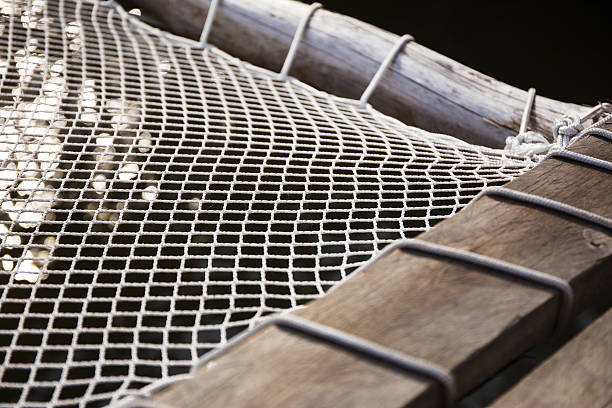 Rope Net Bed Stok Fotoğraflar & Yatak'nin Daha Fazla Resimleri - Yatak, İp  - Üretilmiş Nesne, Ahşap - iStock