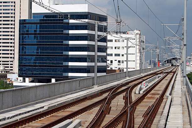 istock Railway track of sky train 530928813