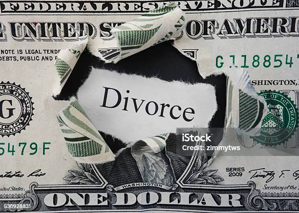 Divorce Rip Stock Photo - Download Image Now - Divorce, Finance, Currency