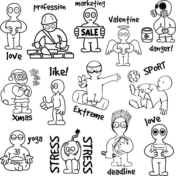 23 Drawing Of A How To Draw A Sitting Person Illustrations & Clip Art -  iStock