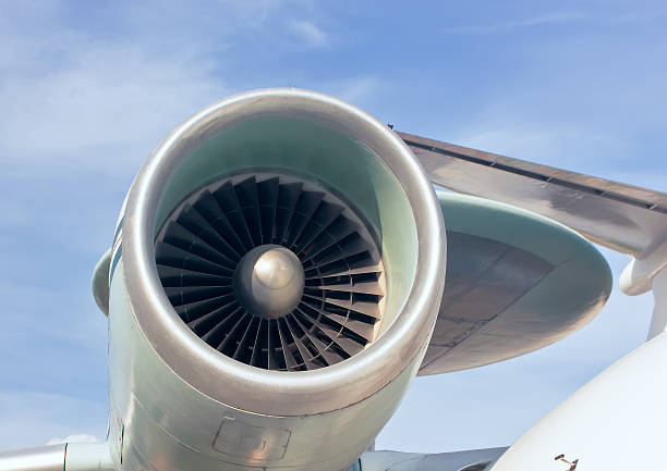 istock Airplane turbine detail 530930968