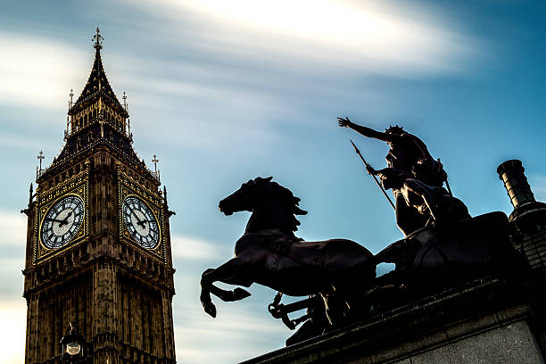 istock Big Ben and Queen Boadicea at Westminster in London 530931313