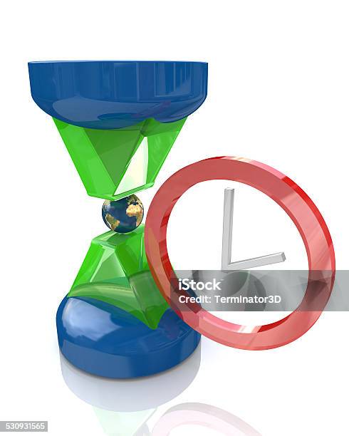 Modern Hourglass Time Concept Stock Photo - Download Image Now - Abstract, Activity, Business