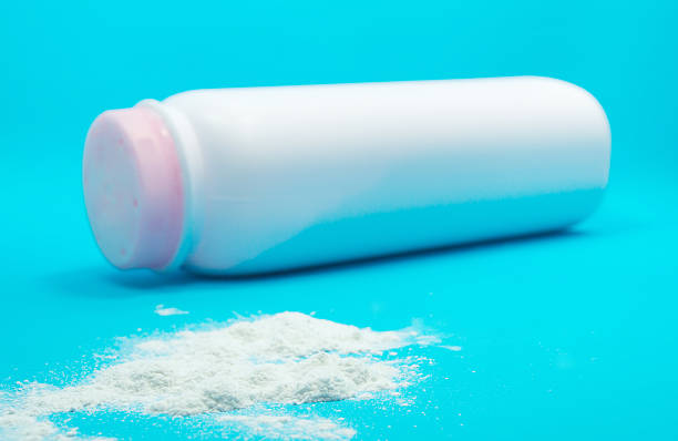 istock Baby talcum powder container 530931854