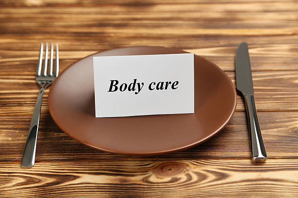 istock Brown plate on a brown wooden table 530933352