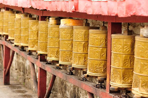 istock buddhist prayer wheels in potala palace,tibet ,china 530933409