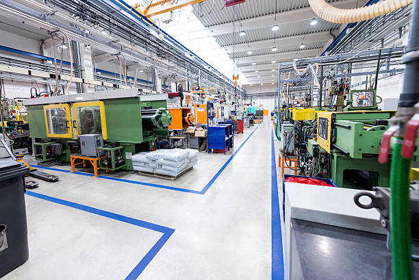 istock Factory of plastic production 530935744