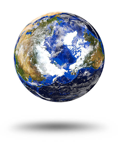 blue marble planet earth blue marble planet earth north pole photos stock pictures, royalty-free photos & images