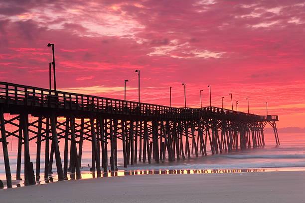 istock Dawn at Pier, Topsail Island, NC 530938461
