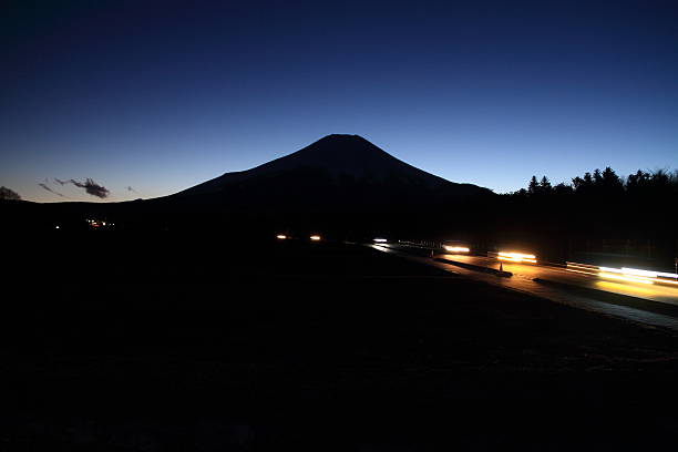 istock Mt. Fuji from Yamanaka lake at evening 530941403
