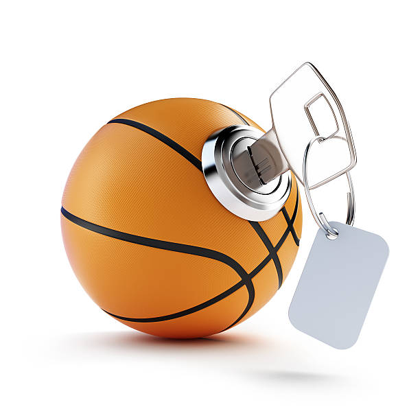 istock key basketball ball on a white background 530941557