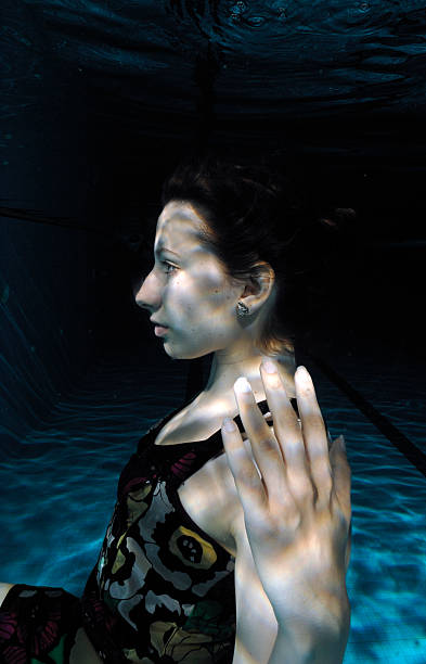 istock Conceptual Underwater Fashion Portrait 530943635