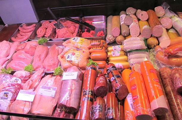 istock Nice Display in a German butcher shop 530943663