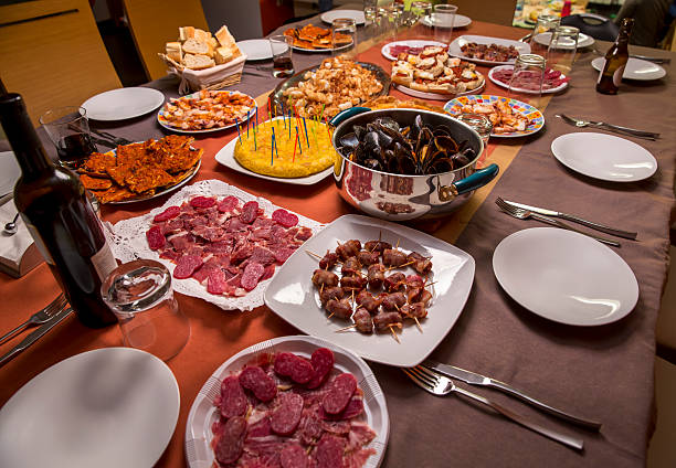 istock Spanish food dishes on the table 530943759