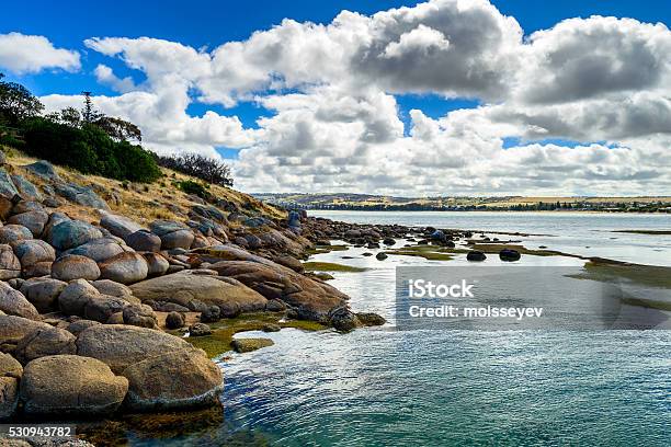 Dramatic View At Victor Harbor From Granite Island Stock Photo - Download Image Now - Adelaide, Australia, Awe