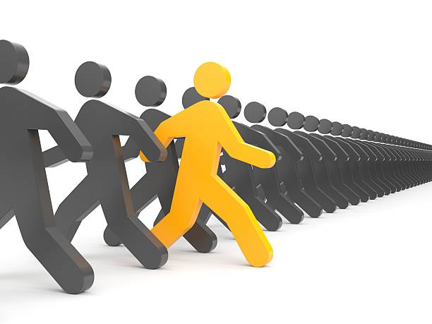 istock Different people. Run to new opportunities 530944057