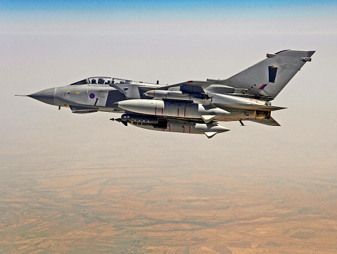 RAF Tornado Aerial Refuelling Afghanistan Iraq Middle East desert