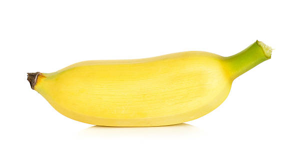 istock Yellow banana isolated on the white background 530946282