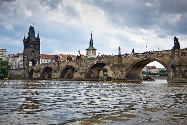 istock Prague, Charles Bridge accross Vltava river 530946715