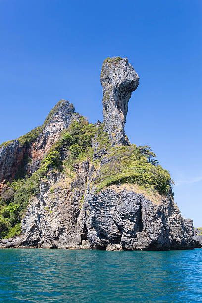 Chicken Island, Koh Kai, off the coast of Krabi, Thailand stock photo