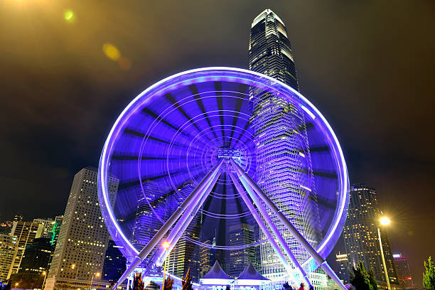 The Hong Kong Observation Wheel stock photo