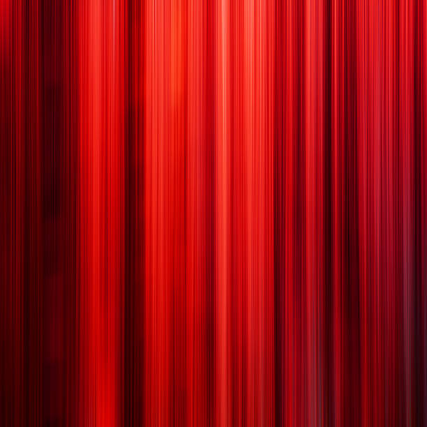 istock Red lines in the dark, motion blur abstract background 530951629