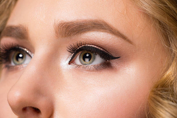istock Closeup of eye makeup 530952245