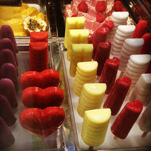 Beautiful icecream stand
