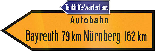 istock Direction Sign To Bayreuth Autobahn 1937 530960111