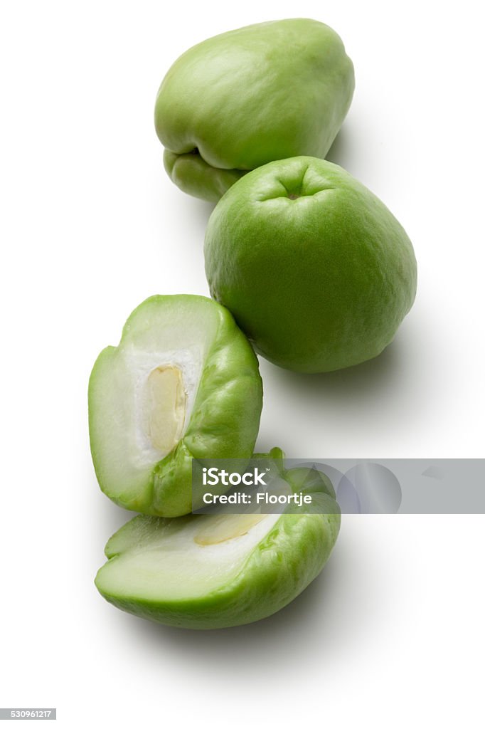 Vegetables: Chayote Isolated on White Background More Photos like this here... 2015 Stock Photo