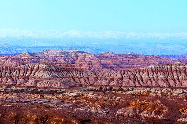 Earth Forest National Geopark in Zanda County, Tibetan Autonomus Region of China. It is the largest and most distinctive clay forest that was formed due to the air-slaking of the tertiary stratum.