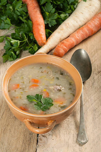 istock Soup with buckwheat and vegetables. 530962691
