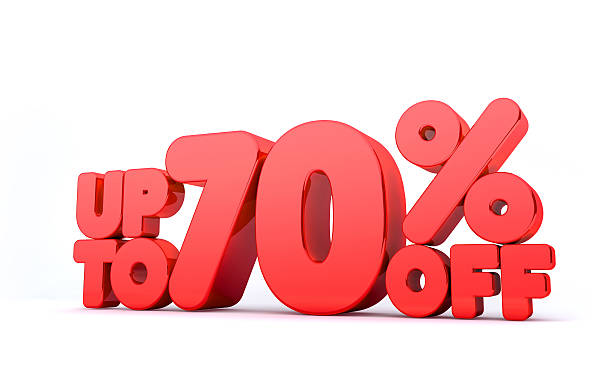 Up to 70% Off 3D Render Red Word Isolated