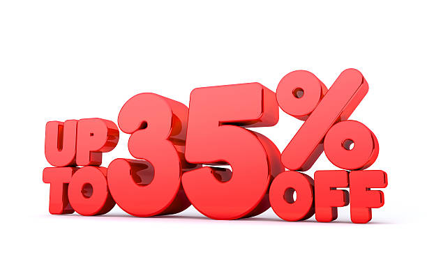 istock Up to 35% Off 3D Render Red Word Isolated 530963895