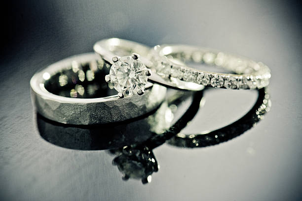 Wedding rings Wedding rings funkeln stock pictures, royalty-free photos & images