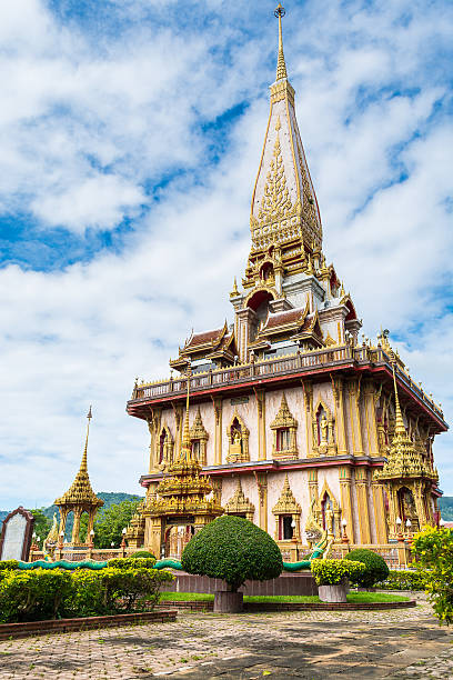 istock Big pagoda in chalong temple, phuket, thailand 530969563