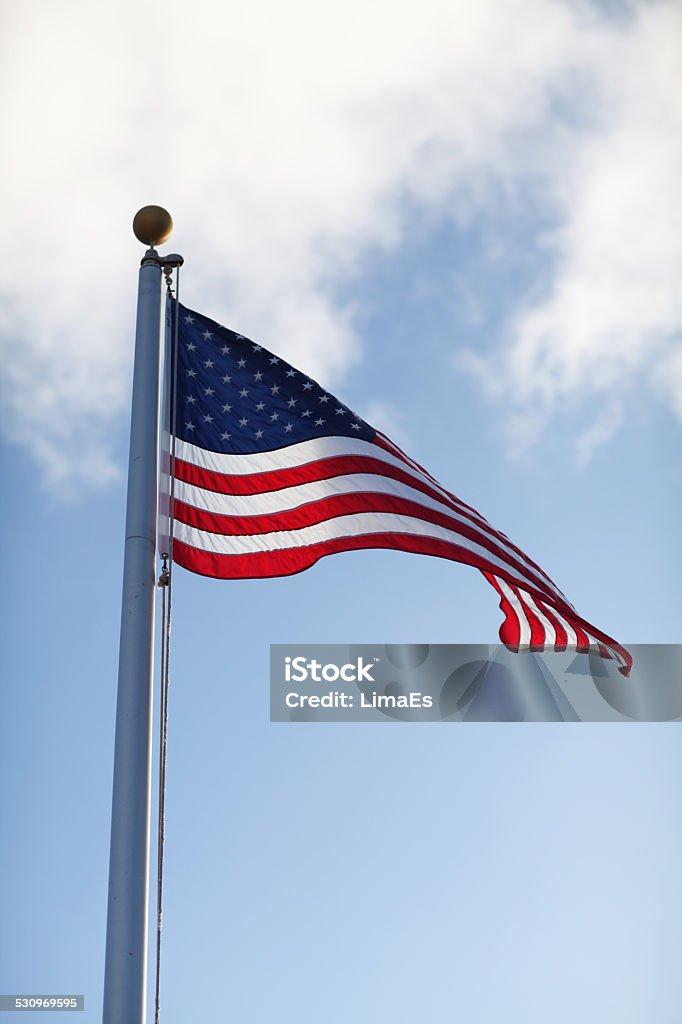 Star Spangled Banner American Flag  2015 Stock Photo