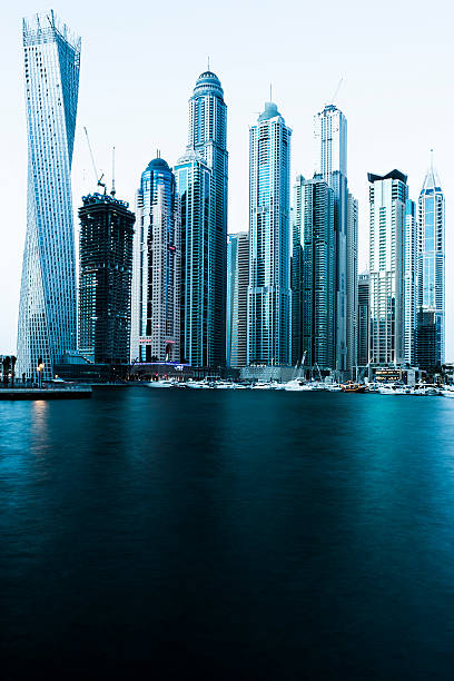 istock View of Dubai Marina, special photographic processing 530980009