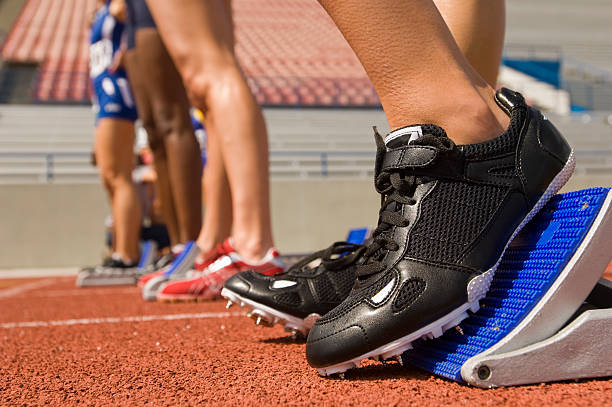 istock Group of female track athletes 530980109