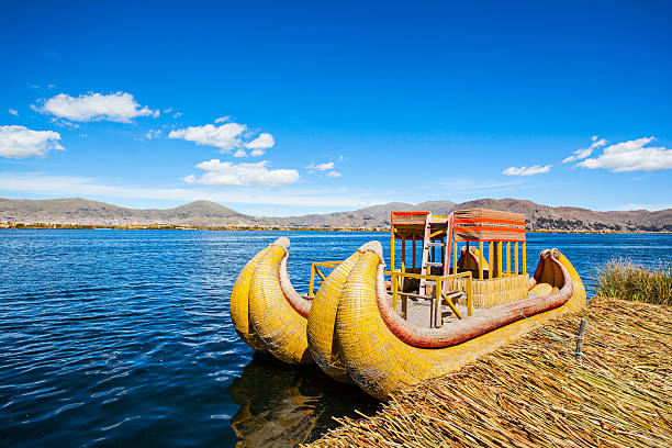 Titicaca Lake stock photo