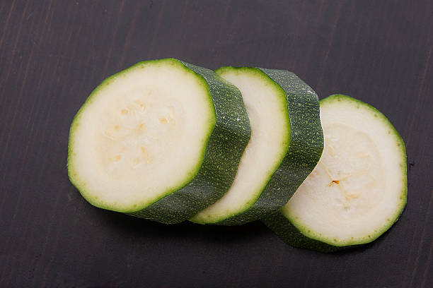 istock Slices of green zucchini 530983468