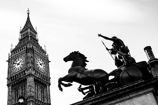 istock Big Ben and Queen Boadicea at Westminster in London 530985633