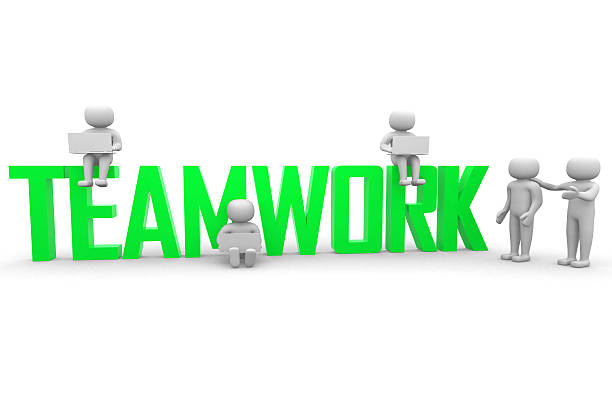 istock Teamwork concept. Conceptual business illustration 530986133