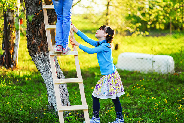 istock The child in garden. 530986152